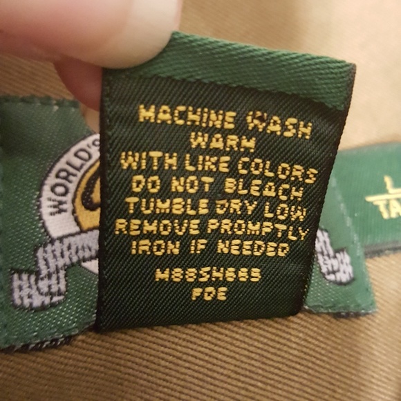 Cabela's Outdoor Mens Brown button down L Tall - Picture 5 of 5